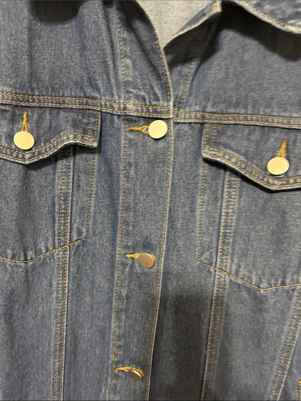 ChouYatou XL Long Denim Duster Maxi Jean Jacket - Picture 6 of 9